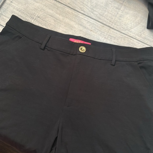 NWT Lilly Pulitzer 32" Lyndie Pant in Onyx (black) - Picture 4 of 5